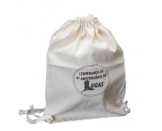 MOCHILA ALGODÃO CRÚ PVC | MO 54 (30x40cm)