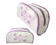 NECESSAIRE EM PVC BRANCO| NE 26 (12x16cm)