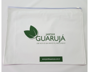PASTA ZIP ZAP PVC BRANCO - 36x26cm