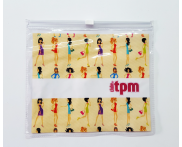 PASTA ZIP ZAP PVC CRISTAL - 18x18cm