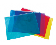 PASTA ZIP ZAP PVC CRISTAL COLOR - 36x27cm