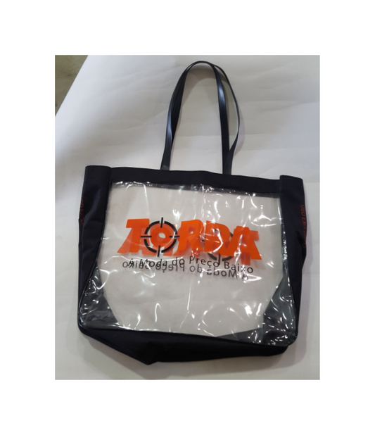 SACOLA SHOPBAG PVC CRISTAL- 45x42x15cm | SP 21