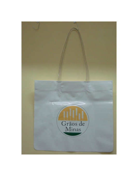SACOLA PVC BRANCO- 40x36cm | SP 33