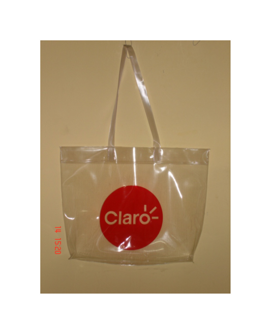 SACOLA PVC CRISTAL- 40x32x10cm | SP 37