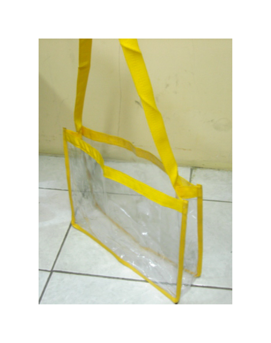SACOLA PVC CRISTAL- 42x32x12cm | SP 49