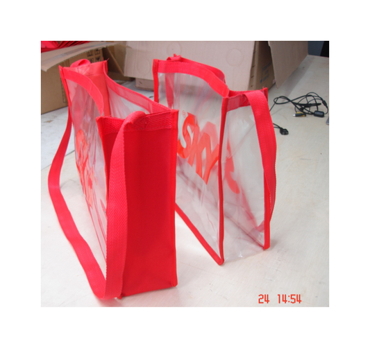 SACOLA PVC CRISTAL- 45x35x10cm | SP 56