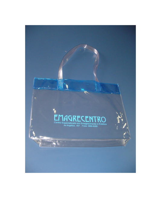 SACOLA PVC CRISTAL- 40x30x10cm | SP 12