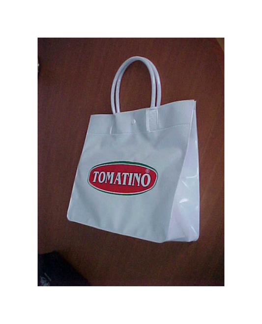 SACOLA PVC BRANCO- 40x30x10cm | SP 63