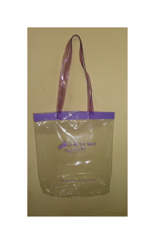 SACOLA PVC CRISTAL- 26x30x10cm | SP 68