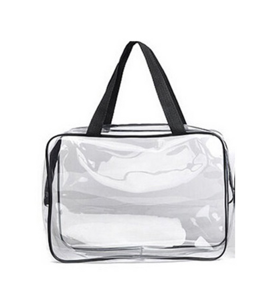 SACOLA PVC CRISTAL/ZIPER- 26x20x10cm | SP 75