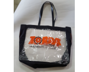 SACOLA SHOPBAG PVC CRISTAL TECIDO | ST 01 (45x42x1